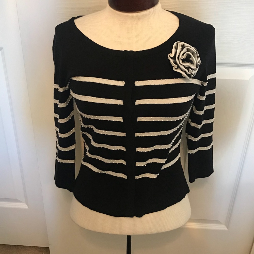 WHBM Beaded Cardigan
